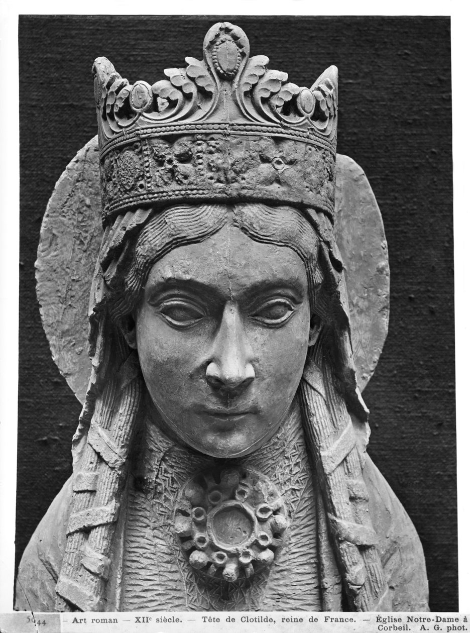 Tête de Sainte Clotilde, de l