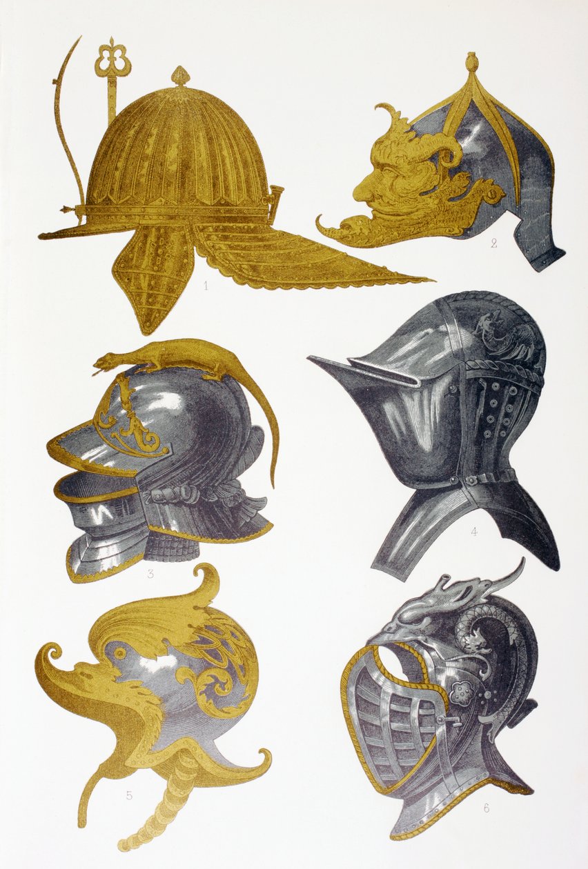 Casques, 1873 - French School