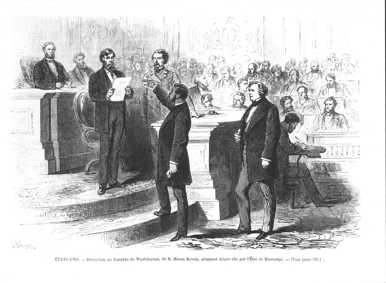 Hiram Revels, le premier sénateur noir de l