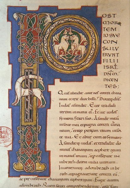 Initiale historiée 