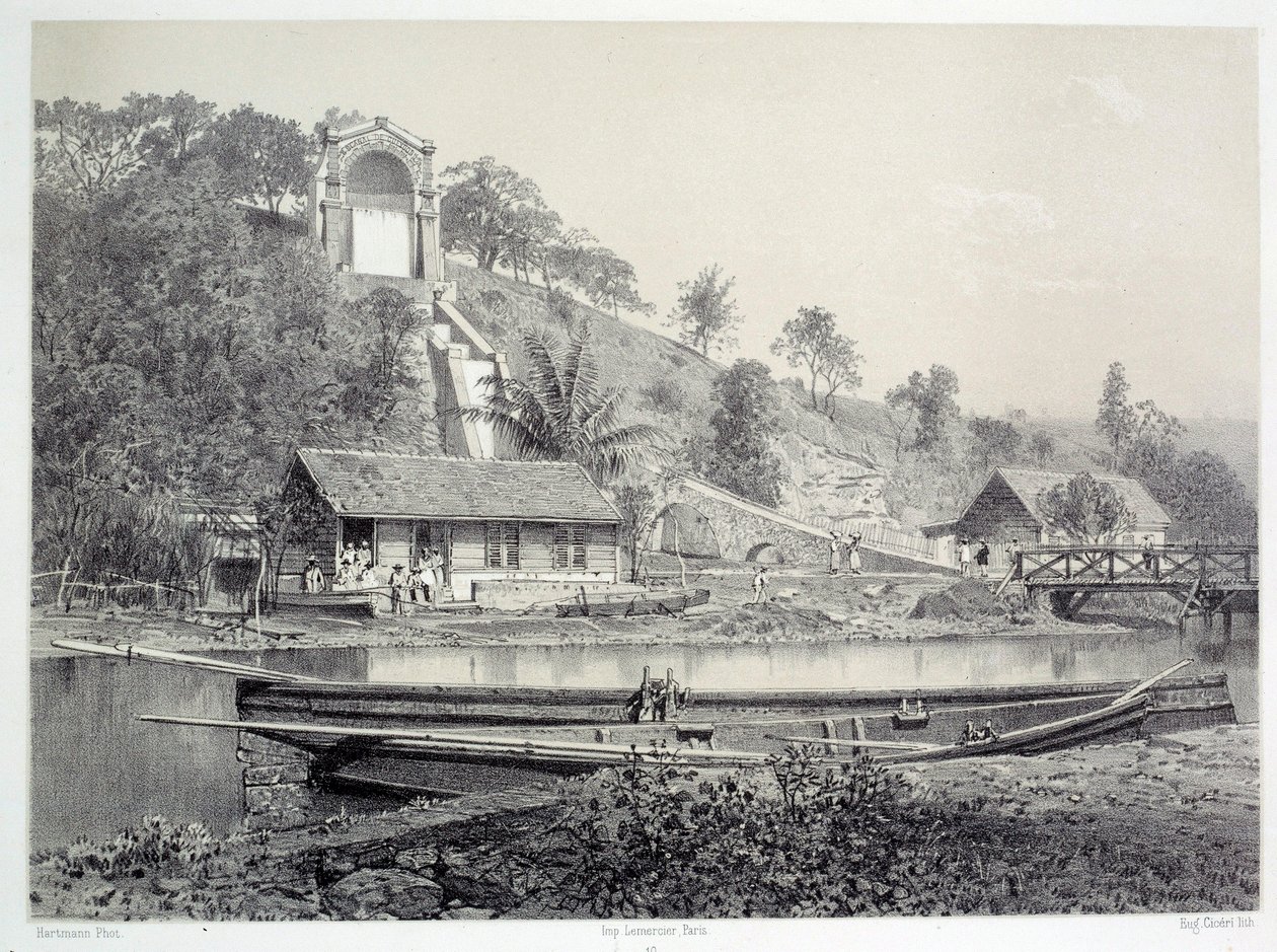 Histoire des colonies françaises : vue du château d