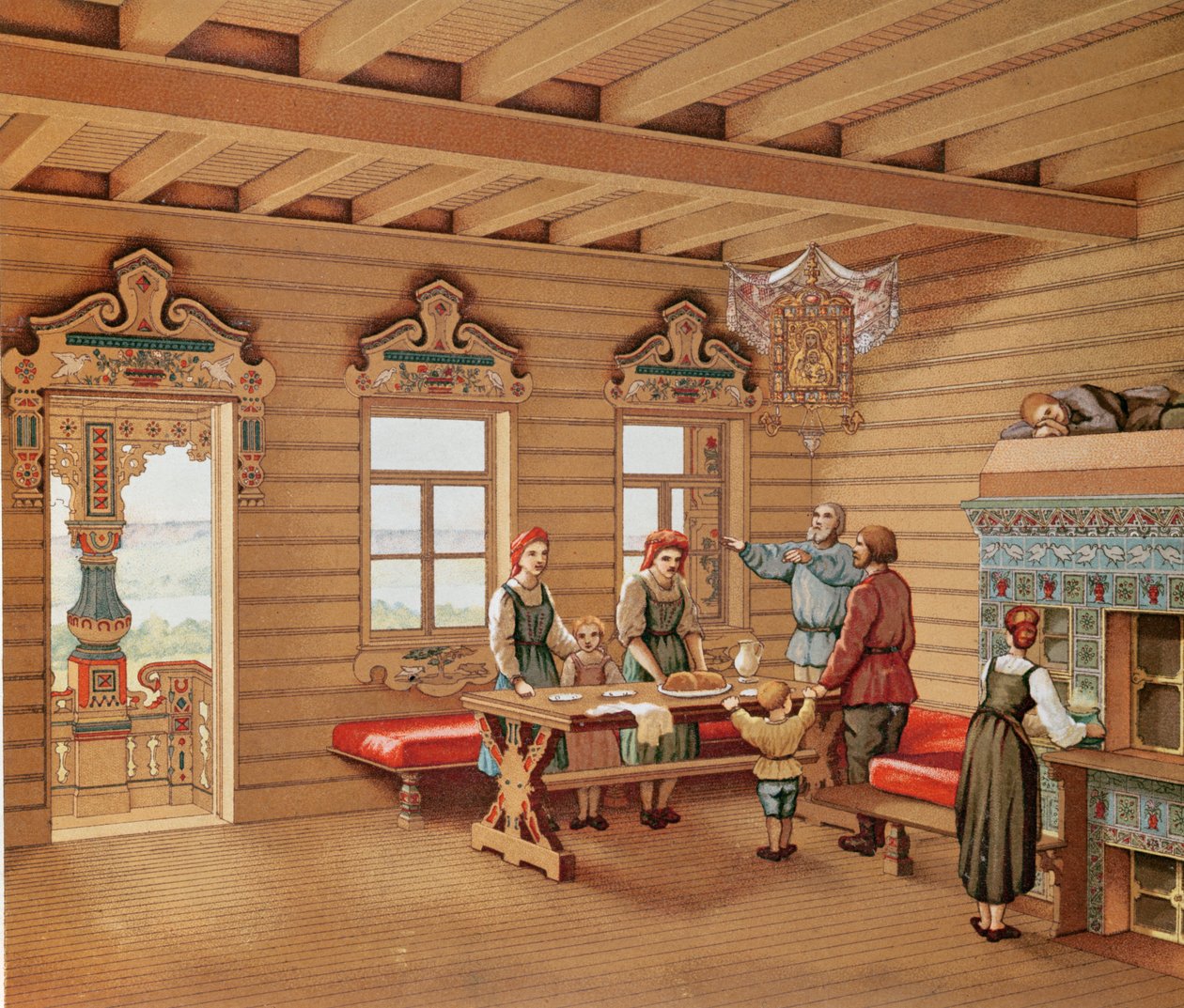 Intérieur idéalisé d