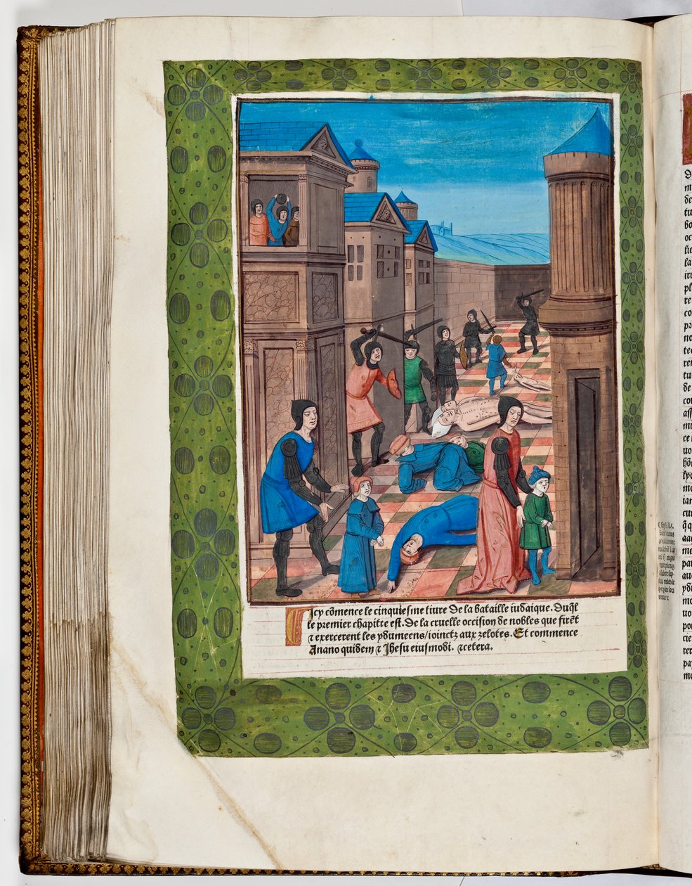 Révolte des Iduméens contre Rome en massacrant les grands prêtres Ananus et Jésus, 68 après J.-C. - French School