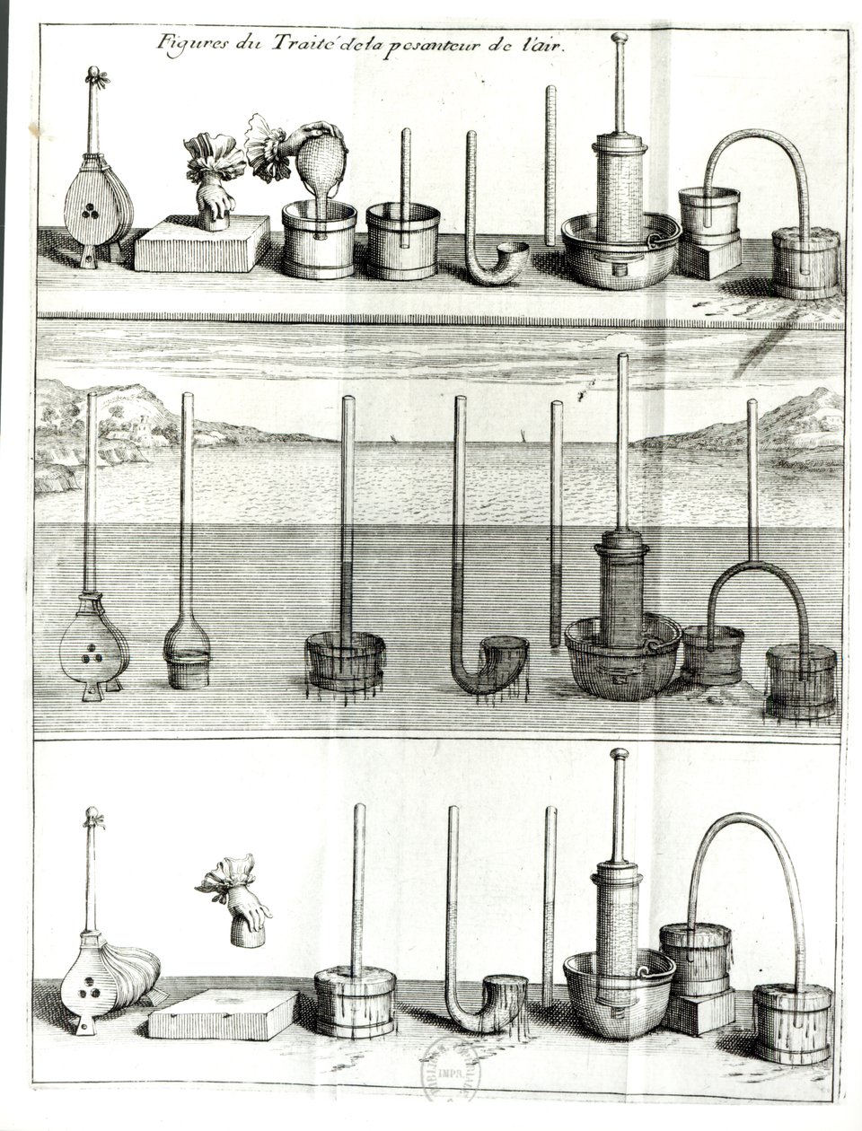 Illustration du Traité de la Pesanteur de l