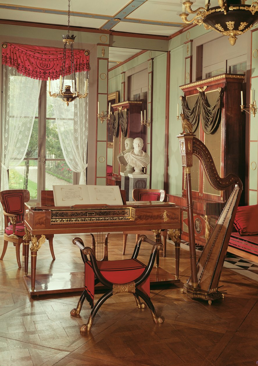 Intérieur de la salle de musique de l
