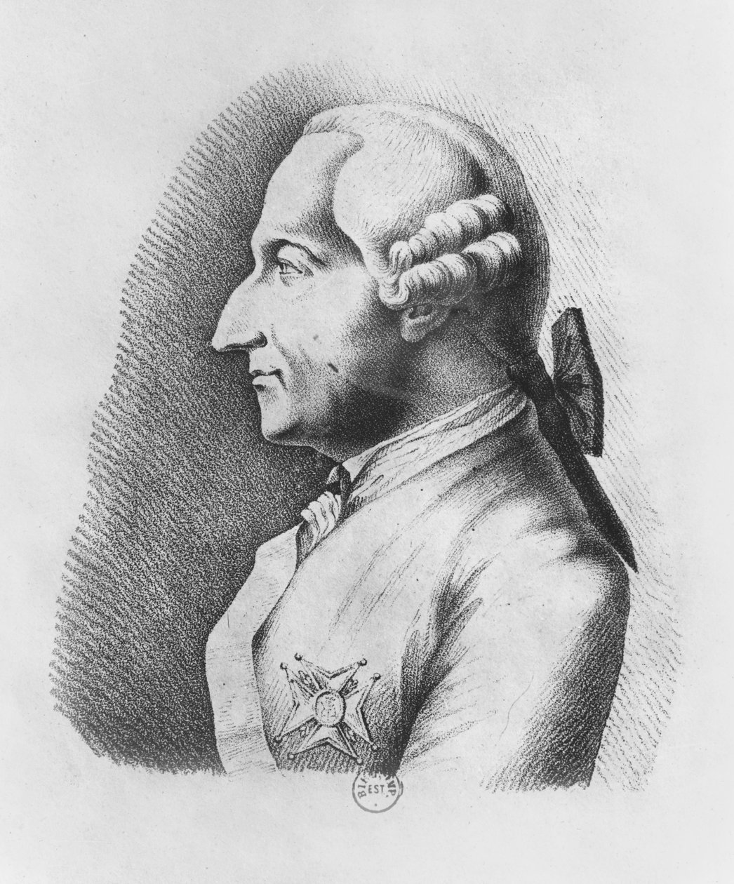 Jean-Baptiste Vaquette de Gribeauval (gravure) - French School