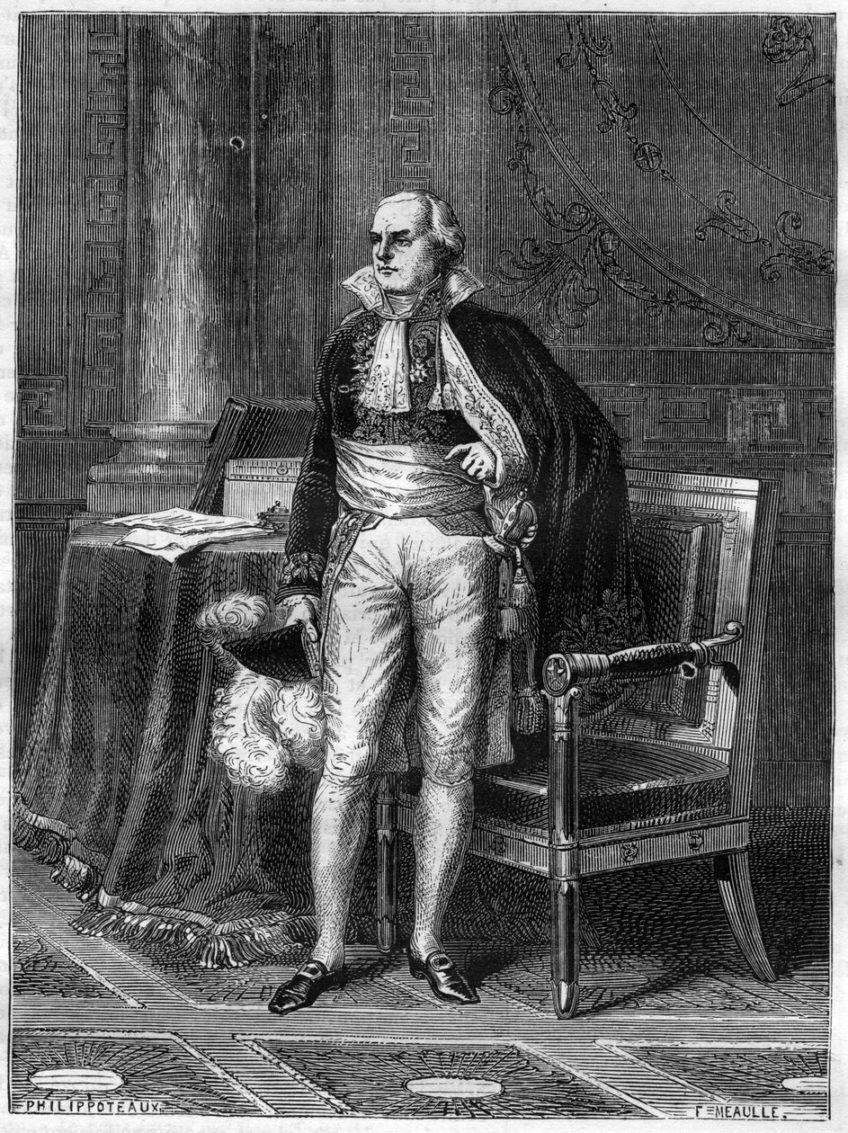 Jean-Baptiste de Nompère de Champagny (1756-1834), duc de Cadore, homme politique français - dans « Histoire de l