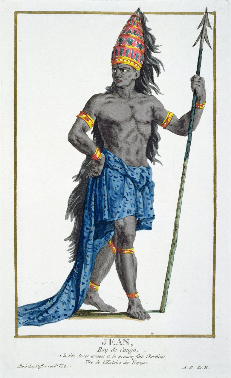 Jean, roi du Congo, gravé par Pierre Duflos (1742-1816), 1780 - French School
