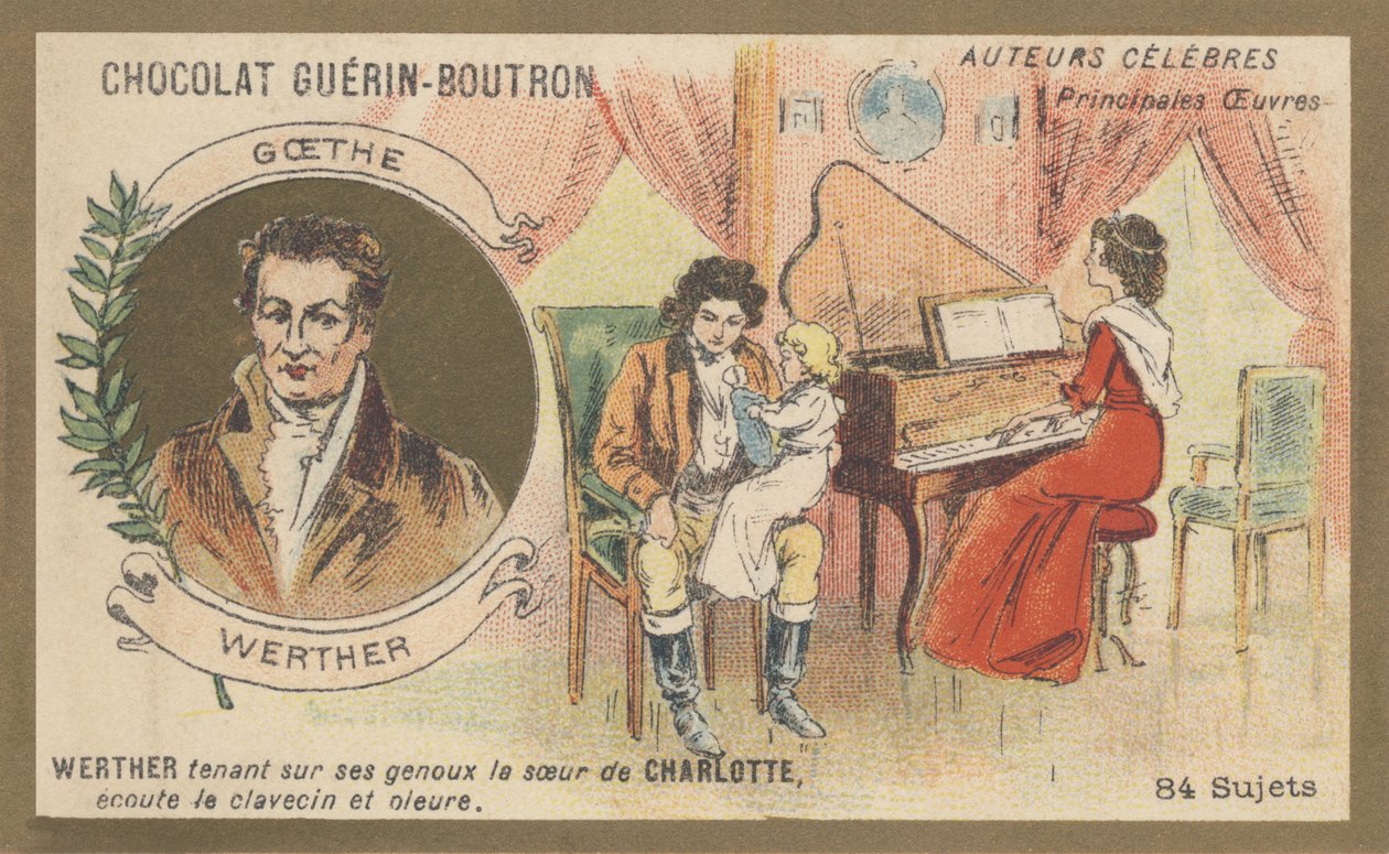 Johann Wolfgang (von) Goethe (1749-1832), romancier, dramaturge, poète, théoricien de l