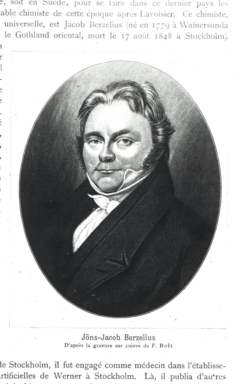 Jons Jakob Berzelius (1779-1848) d