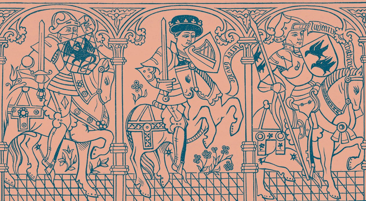 Josué, le roi David et Judas Maccabée - French School