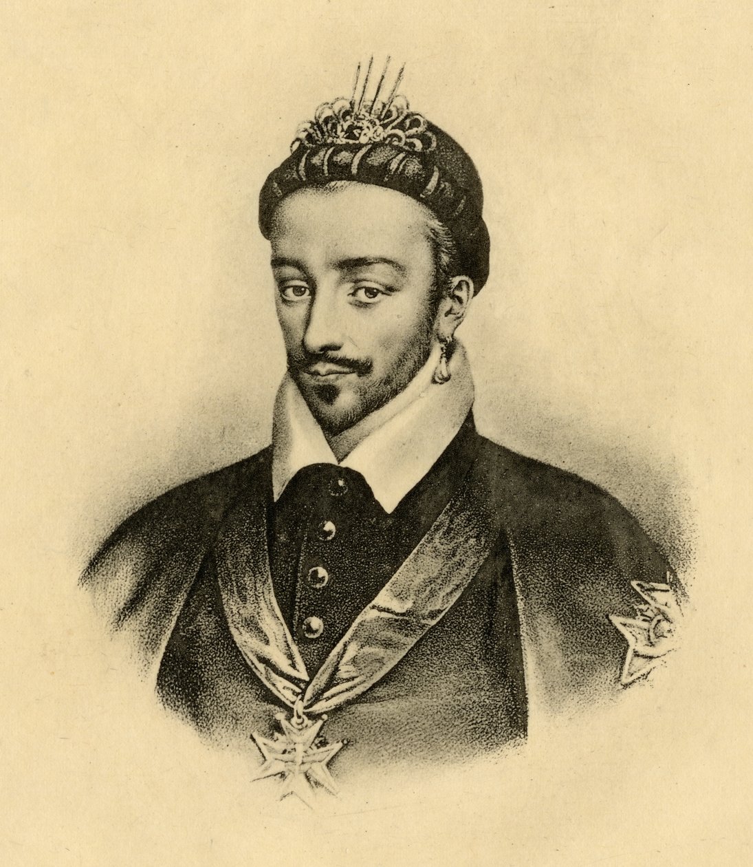 Roi Henri III (1551-89) de France - French School