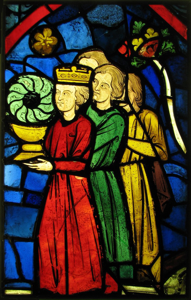Le roi Louis IX portant la couronne d
