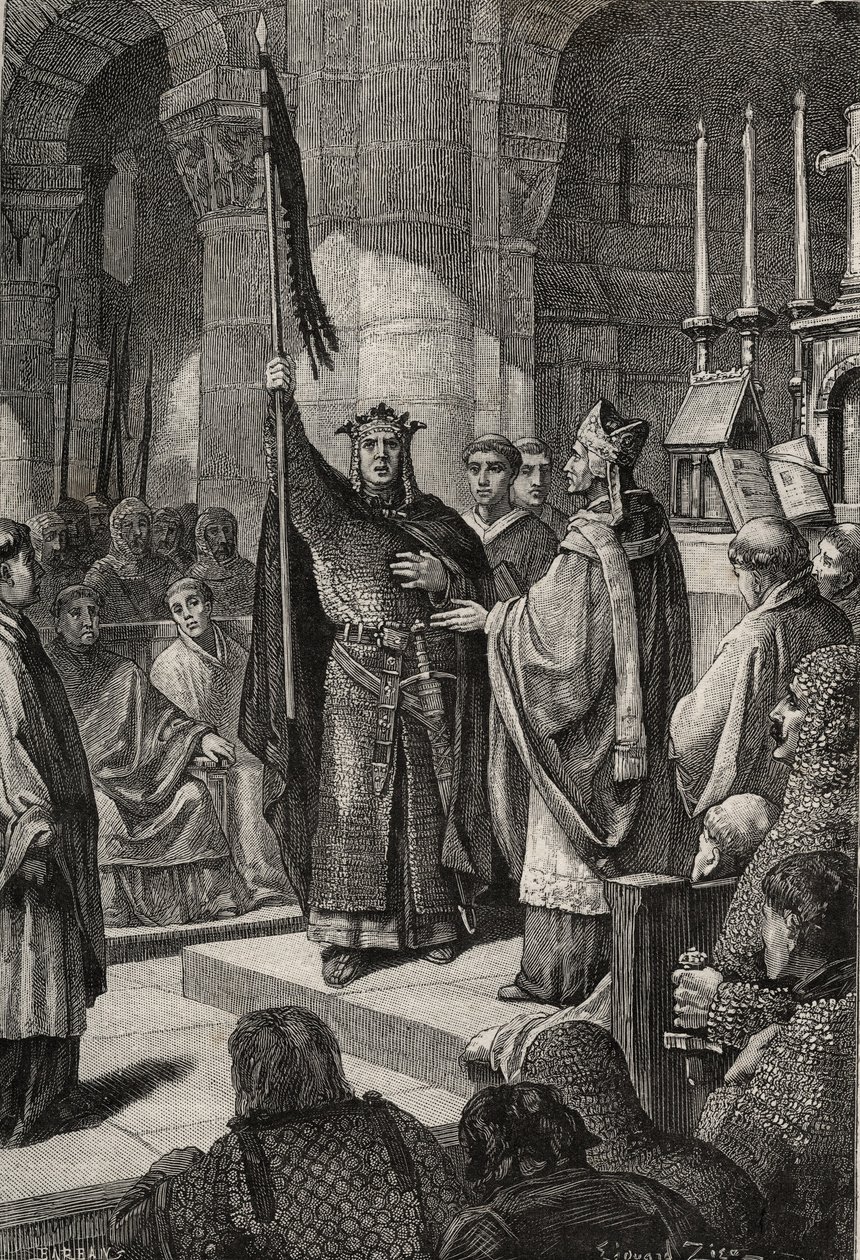 Le roi Louis VII (1120-1180) prend l