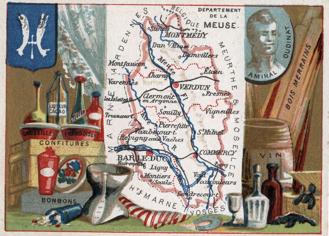 La Meuse, Lorraine, France. Portrait de l