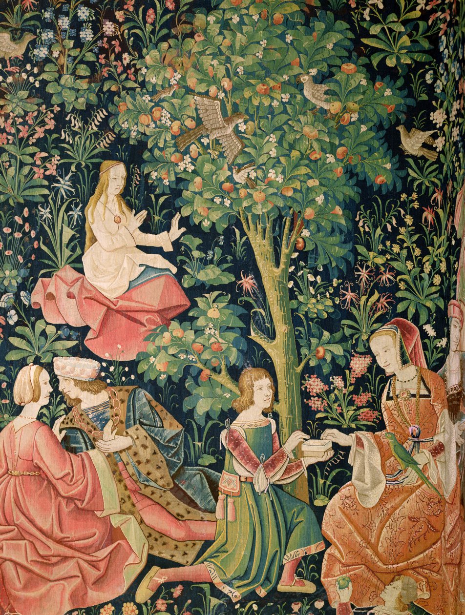 La Vie Seigneuriale: Scène Galante, c.1500 - French School