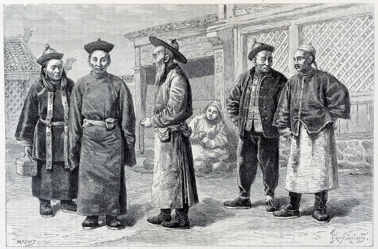 Lamas et Mongols d