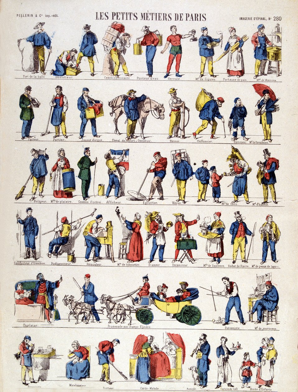 Les petits métiers de Paris, image d