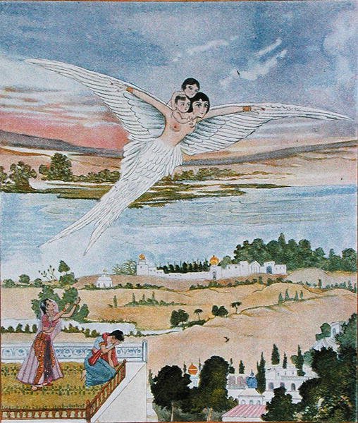 Soulever les deux petits dans les airs, illustration des 