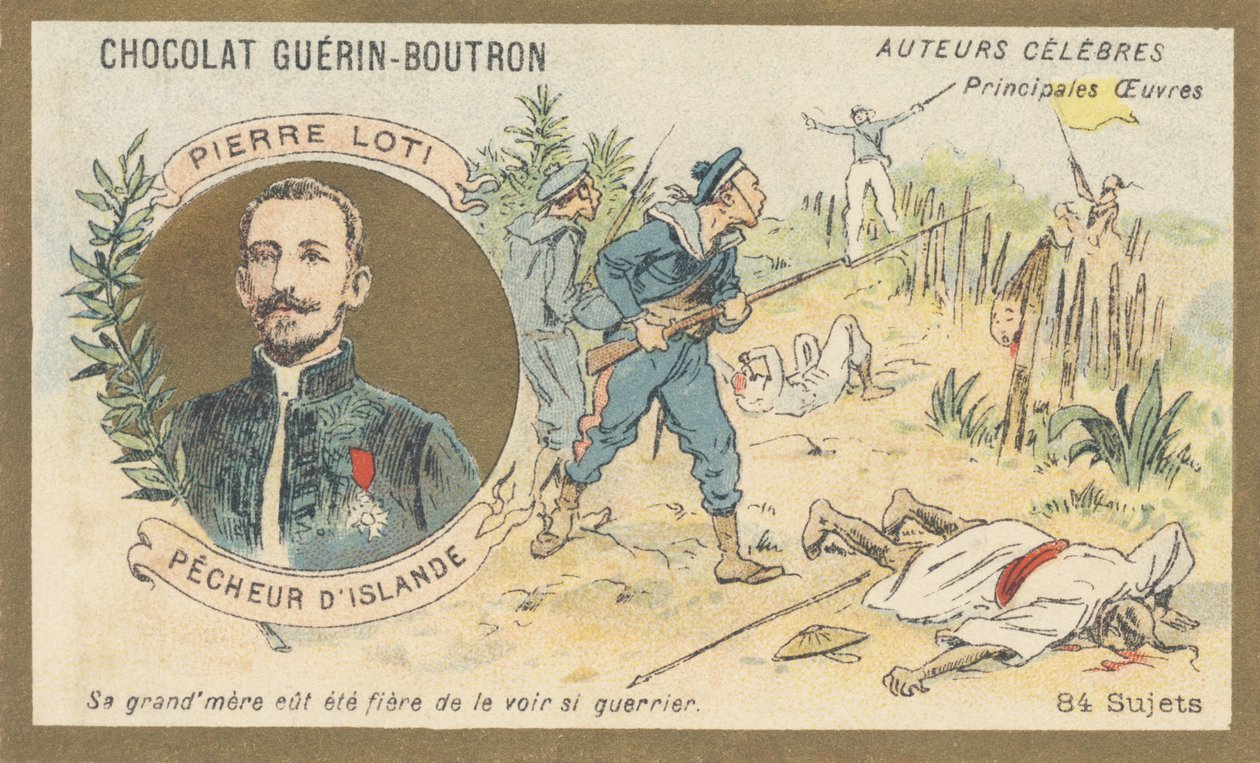 Louis-Marie-Julien Viaud dit Pierre Loti (1850-1923), écrivain et officier de marine français, auteur de « Pêcheur d