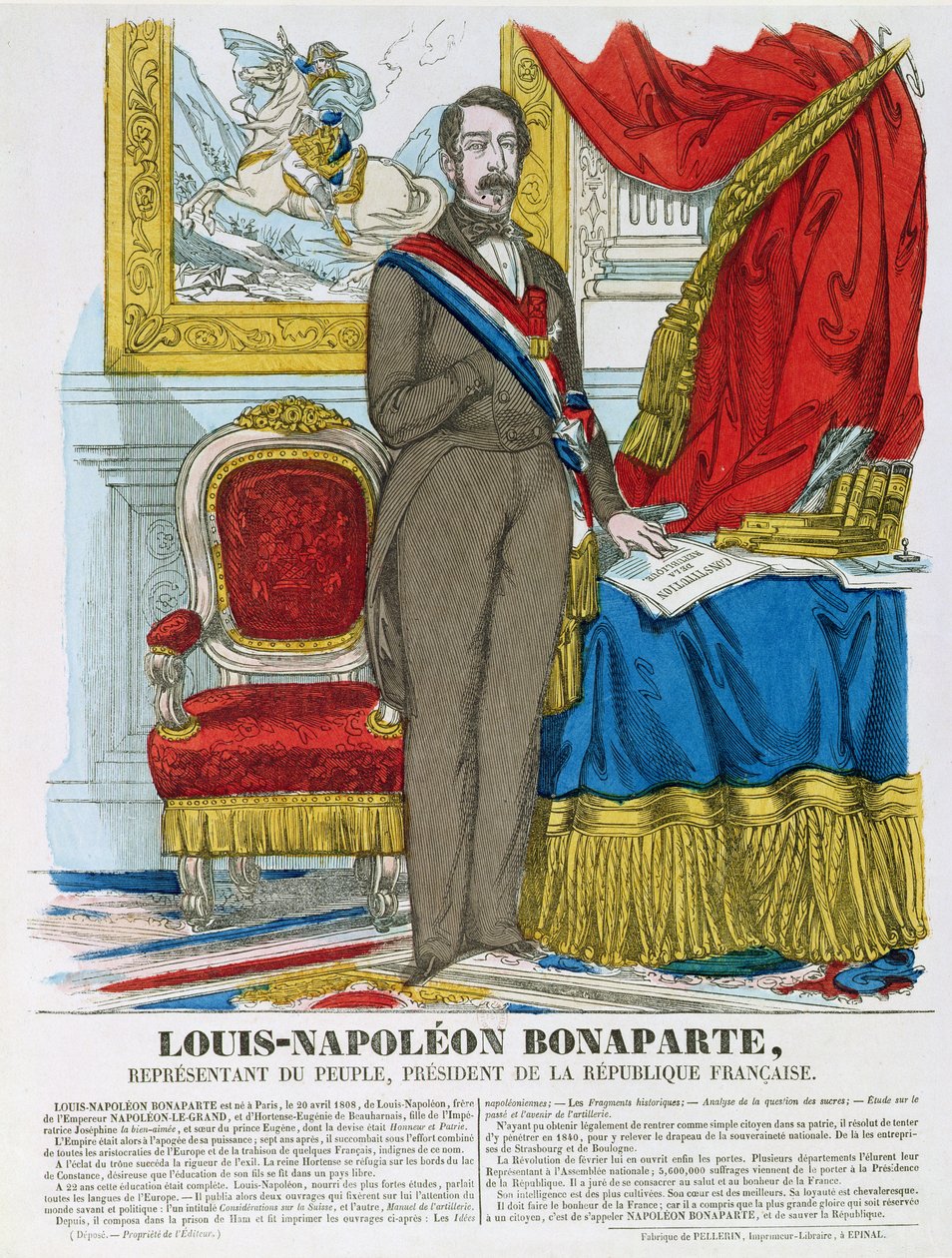 Louis-Napoléon Bonaparte (1808-73) futur Napoléon III - French School