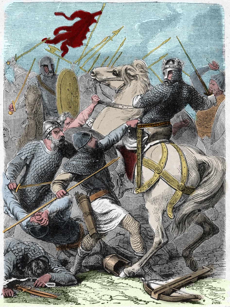 Louis VI dit « Le Gros » (1081 - 1137), à la bataille de Brenneville, tenta de prendre la Normandie au roi Henri Ier d