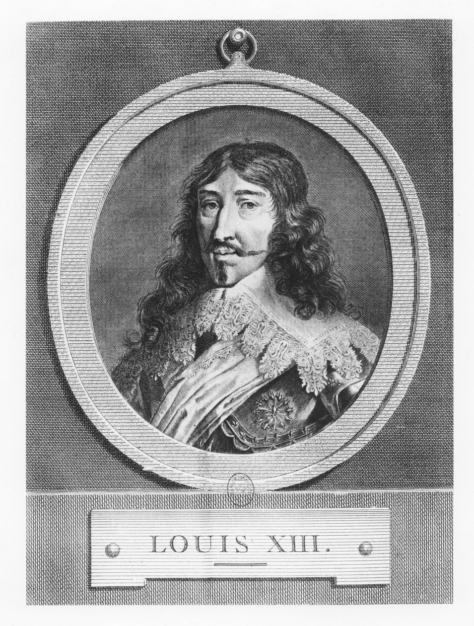 Louis XIII, roi de France (gravure) - French School