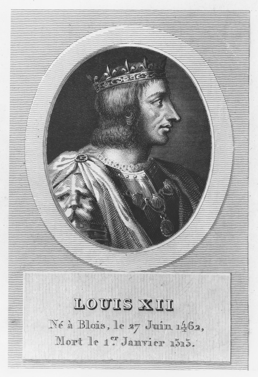 Louis XII, roi de France (gravure) - French School