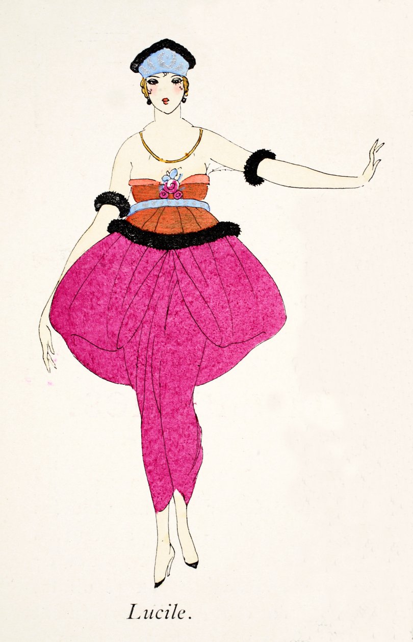 Lucile - Design pour une robe - French School