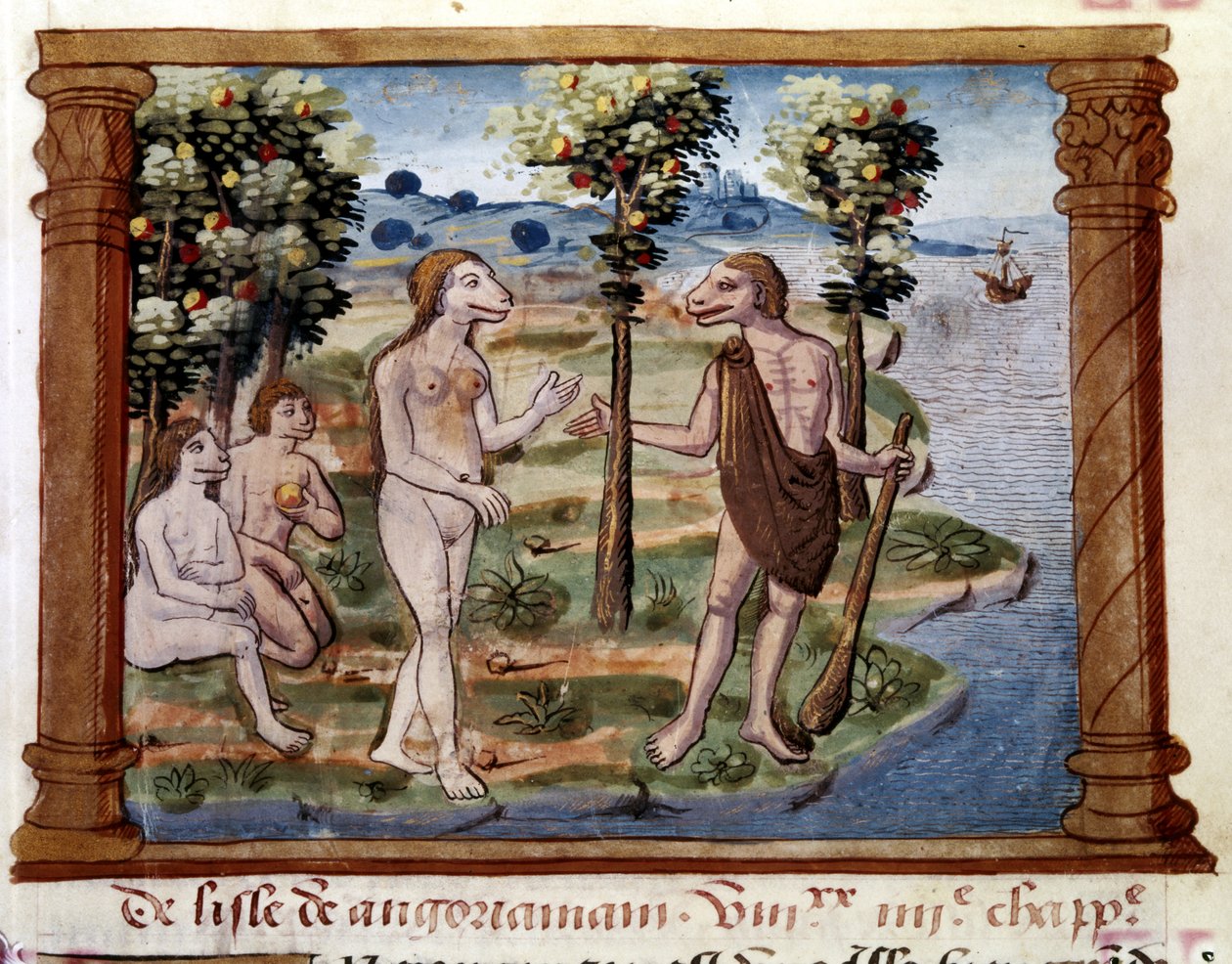 MARCO POLO: Illustration de "Livre de Marco Polo" - French School