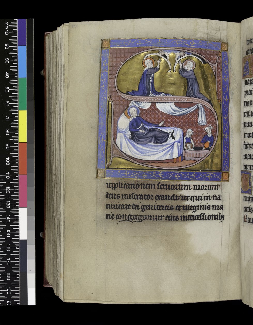 MS 300 f.271v, Collectes, sermons et leçons pour la Nativité de la Vierge, du Psautier et Heures d