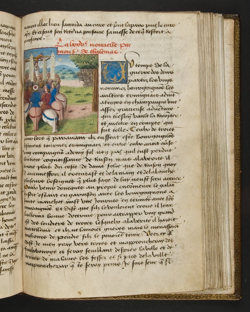 Page de Cent Nouvelles Nouvelles, c.1461-62 - French School