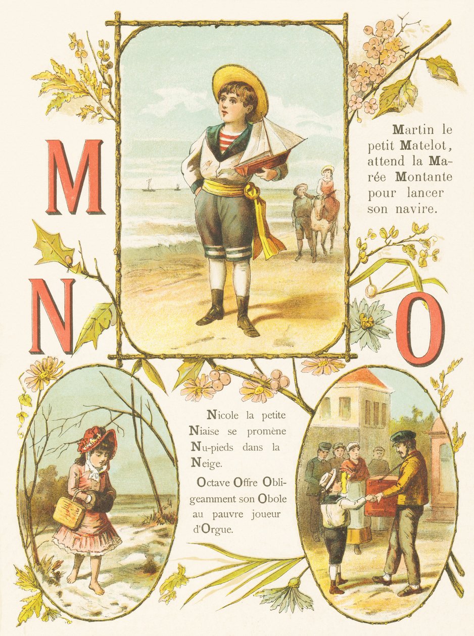 Marin, Marée, Niaise, Pieds nus, Neige, Obole, Orgue - French School