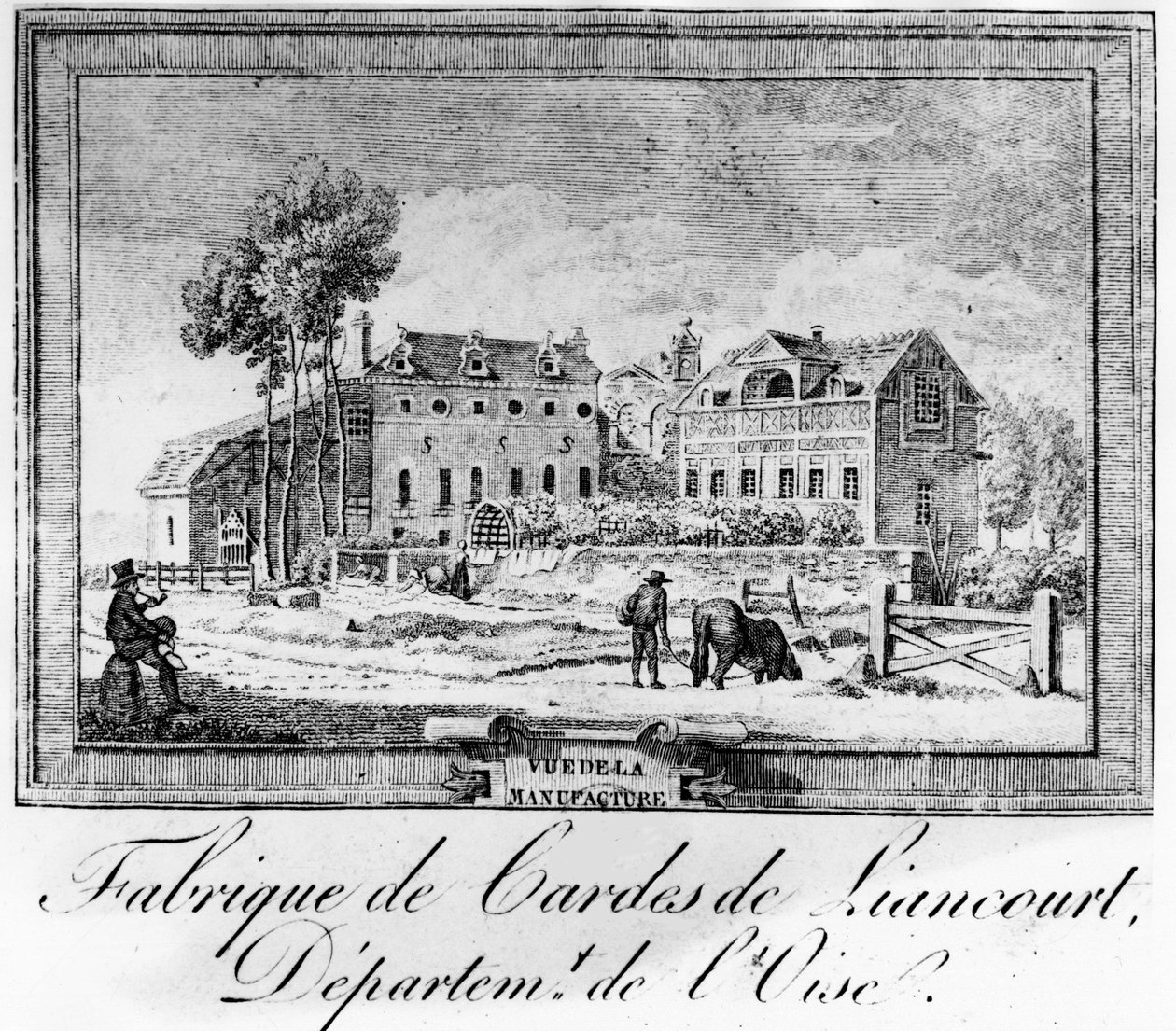 Manufacture, Duc de La Rochefoucauld à Liancourt ; Usine de cordes de Liancourt, Dept de l