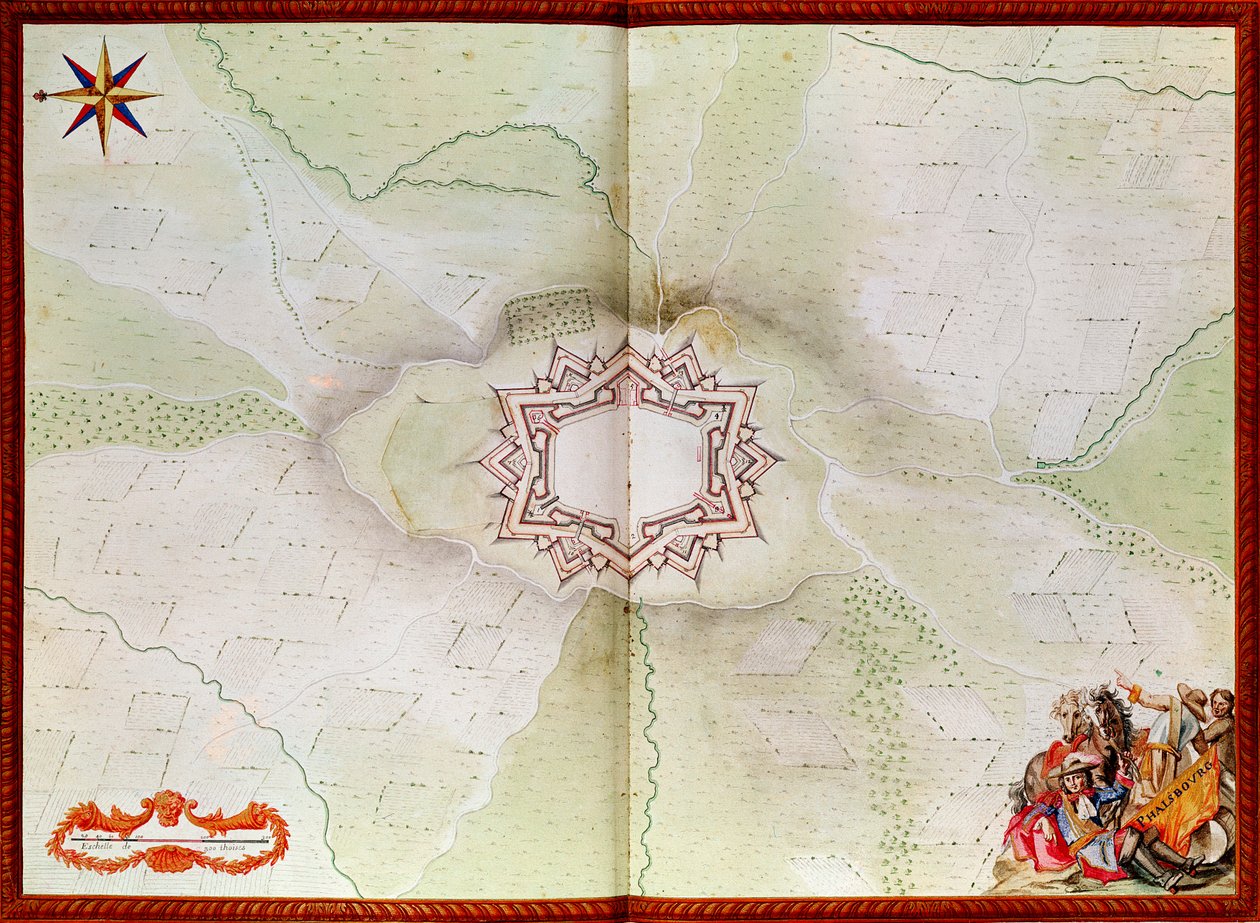 Carte de Phalsbourg, de l