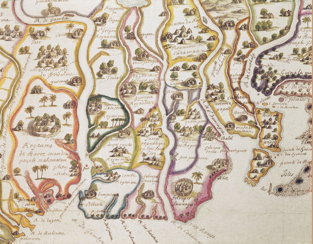 Carte de la côte d