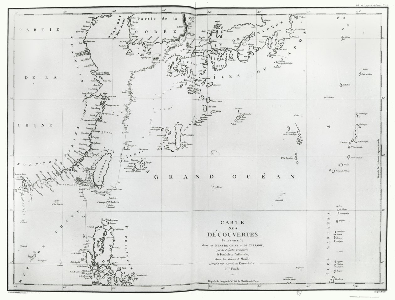 Carte de la mer de Chine méridionale, de l