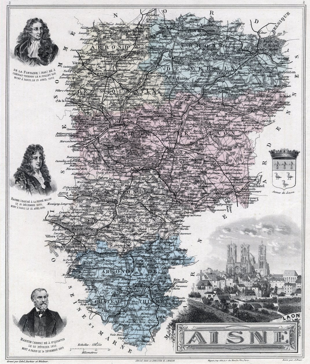 Carte du département de l