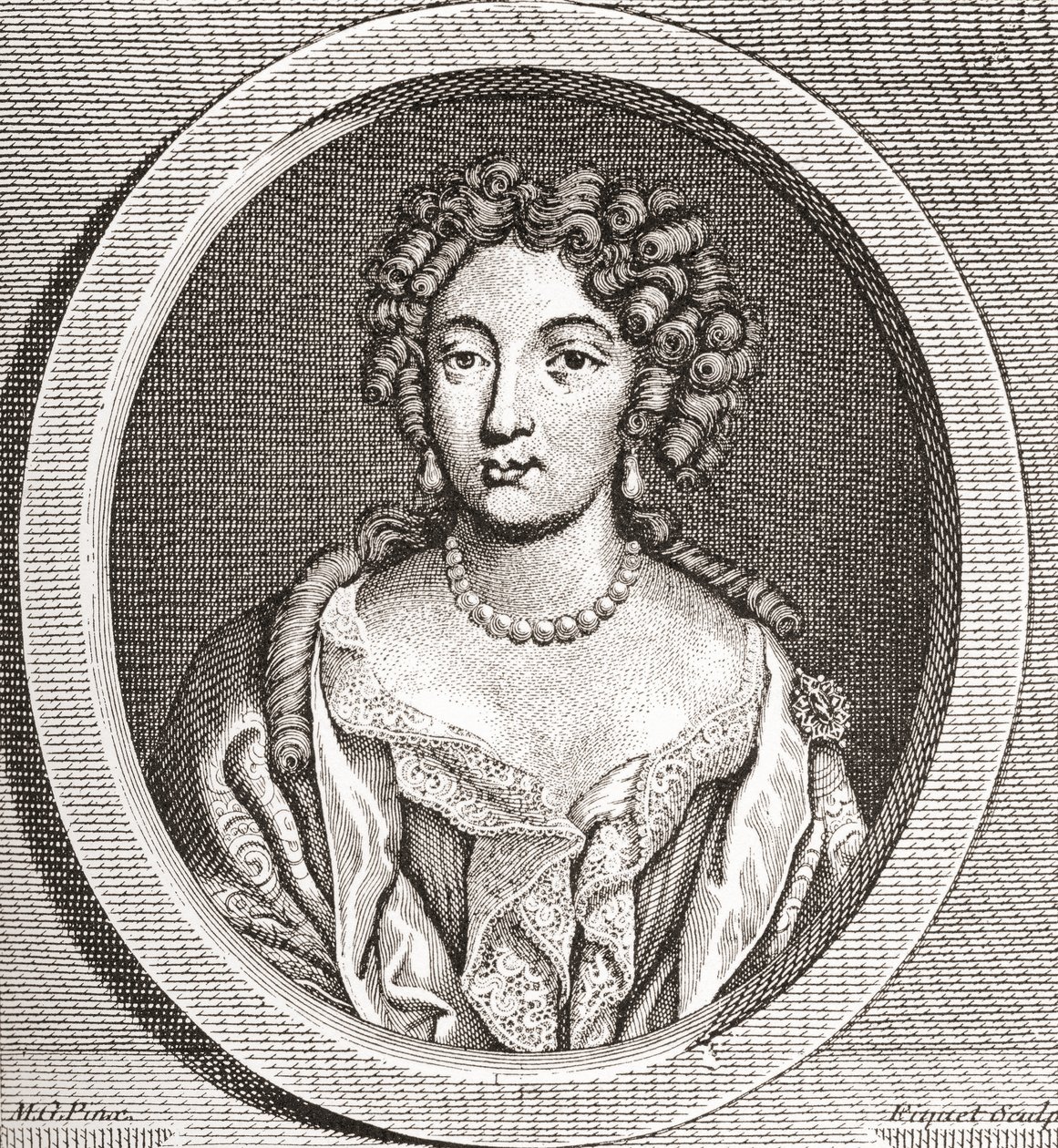 Marie Angélique de Scorailles, 1661-1681. Noble française et l