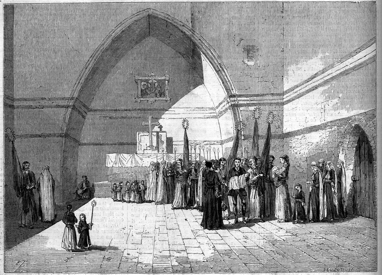 Rite maronite - Baptême dans une famille de Metualis - Beyrouth - French School