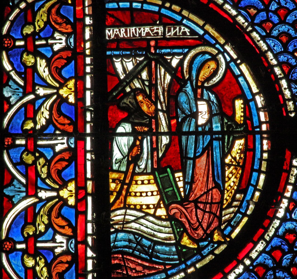 Fenêtre de Marie-Madeleine : Marie débarque en Provence - French School