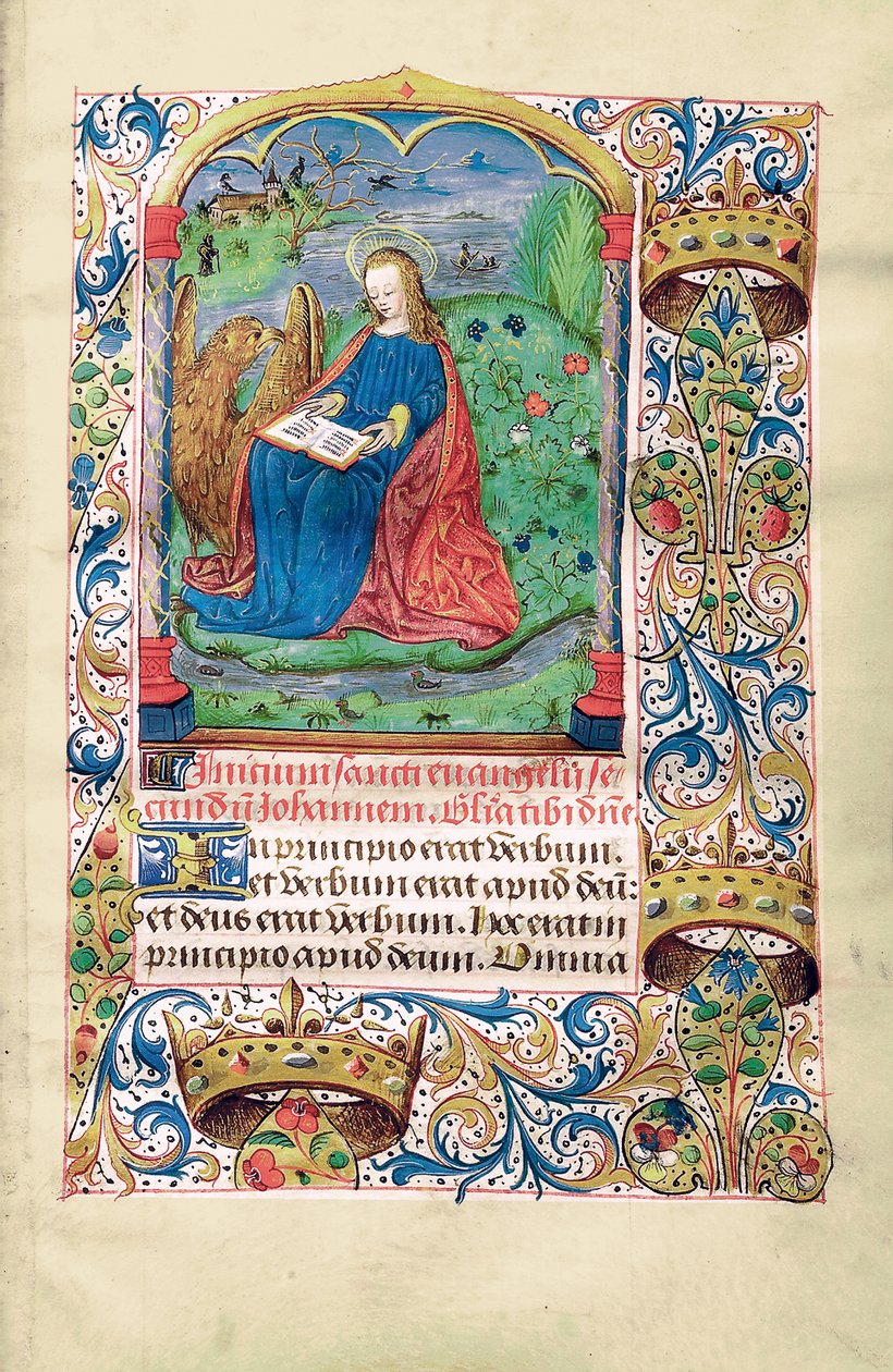 Marie-Madeleine dans le désert, illustration du "Livre d