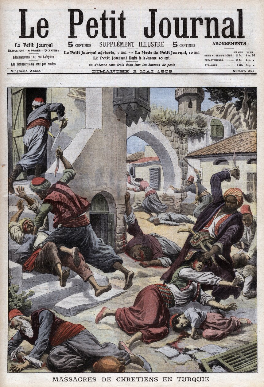 Massacre de chrétiens en Turquie : massacre de 30 000 Arméniens dans la ville d