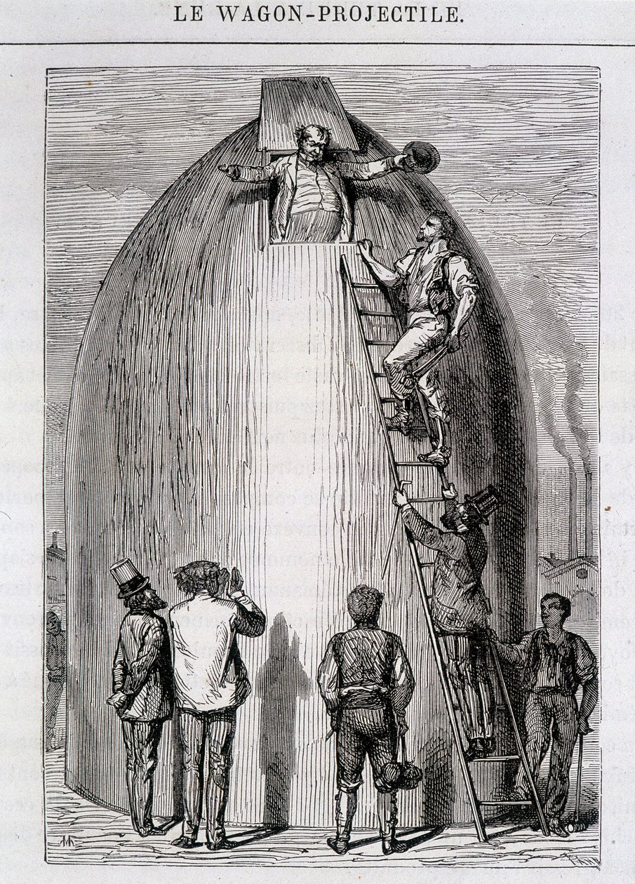 Maston avait grossi - dans De la terre à la lune par Jules Verne - French School