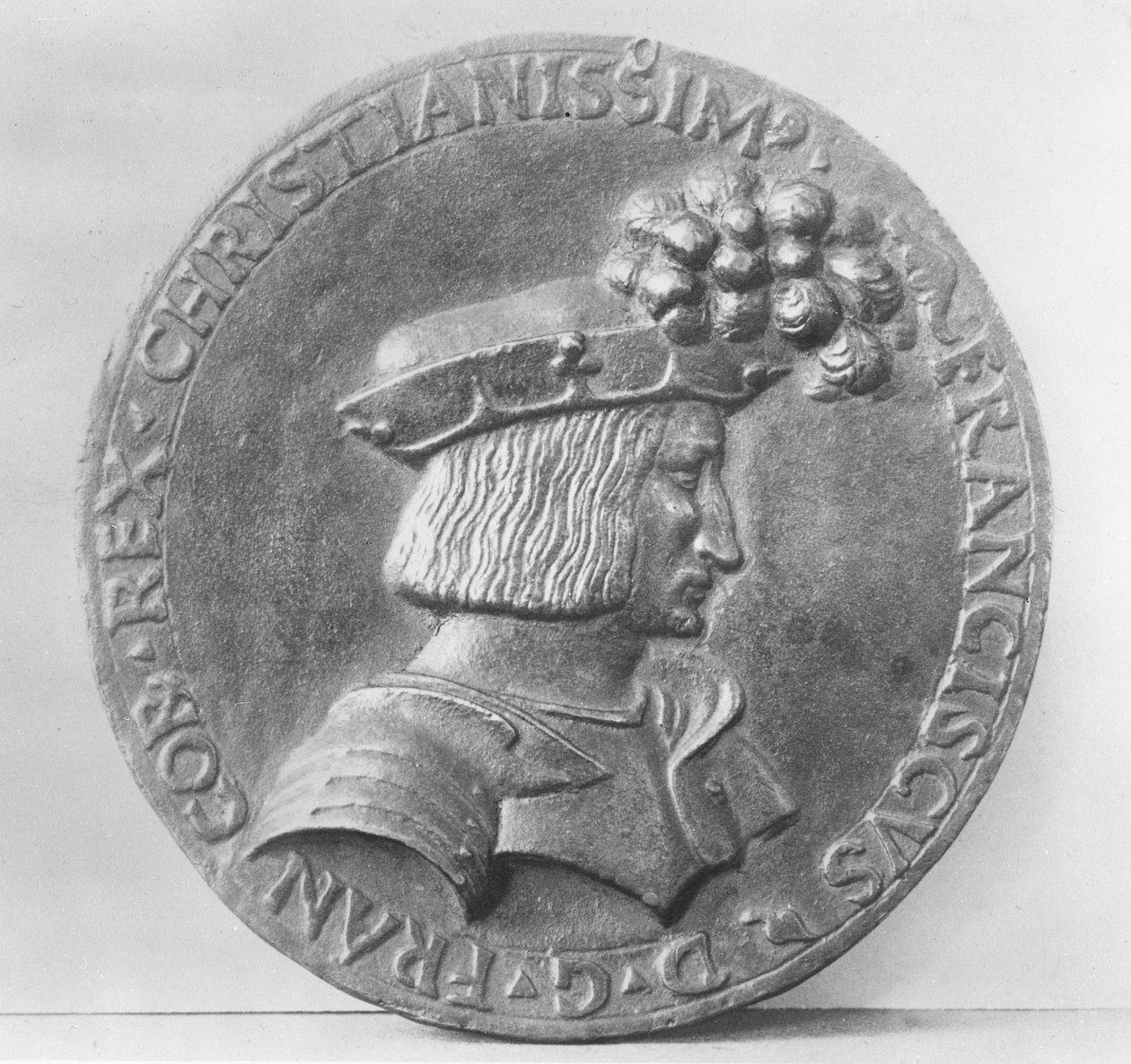 Médaillon de François Ier de France - French School