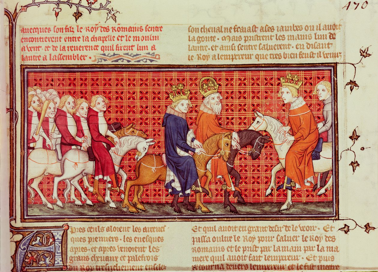 Rencontre entre Charles V (1338-80) de France et l