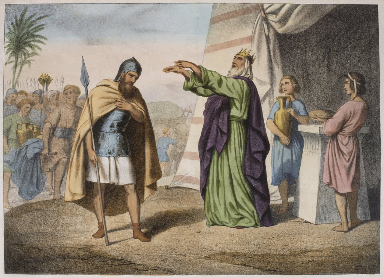 Melchisédek bénissant Abraham, illustration d