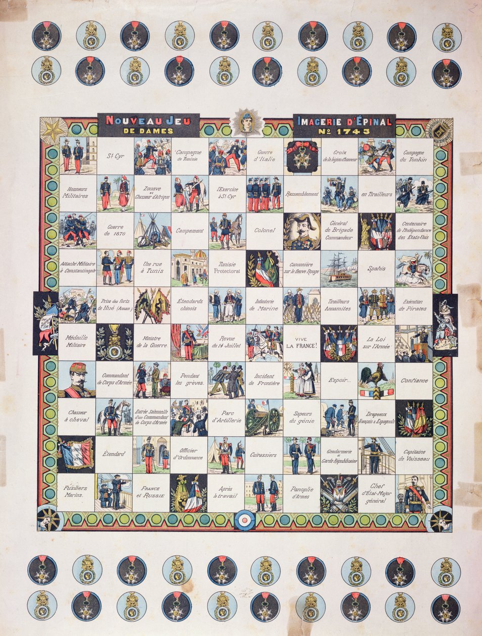 Jeu de tirage militaire pour enfants - French School