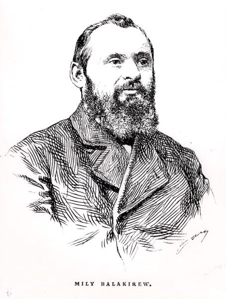 Mily Alekseyevich Balakirev (1837-1910), illustration de 