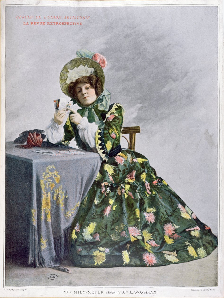 Mlle Mily-Meyer dans le rôle de Mlle Le Normand, 1899 - French School
